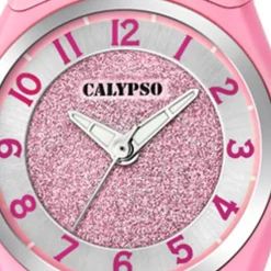 Calypso Damen Armbanduhr Trendy K5752/2 Quarzwerk-Uhr PU rosa UK5752/2