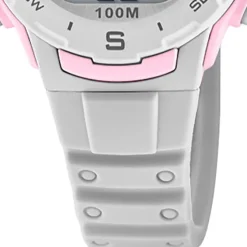 Calypso Damen Armbanduhr Sport K5801/1 Digital Kunststoff grau UK5801/1
