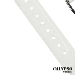 Calypso Damen Uhrenarmband 10mm PU-Band weiß für Calypso K5630 UKA5630/W