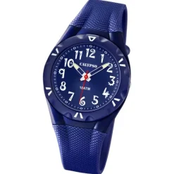 CALYPSO Damen-Armbanduhr Fashion analog Quarz-Uhr PU dunkelblau UK6064/3