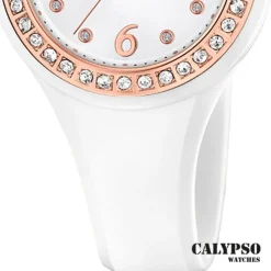 Calypso Damenuhr PUR weiß Calypso Analogico Armbanduhr UK5567/B