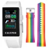 Calypso Fitness Tracker Smartime K8501-1 Smartwatch weiß, hellblau TCK8501-1 TCK8500-1