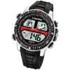 Calypso Herren Armbanduhr Street Style K5773/4 Quarz-Uhr PU schwarz UK5773/4