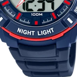 Calypso Herren Armbanduhr Street Style K5769/2 Quarz-Uhr PU blau UK5769/2