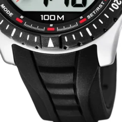 Calypso Herren Armbanduhr Street Style K5773/4 Quarz-Uhr PU schwarz UK5773/4