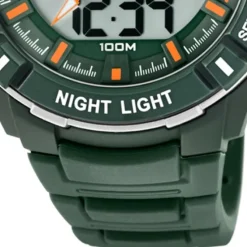 Calypso Herren Armbanduhr Street Style K5769/5 Quarz-Uhr PU grün UK5769/5