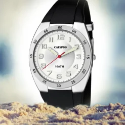 Calypso Herren Armbanduhr Street Style K5753/4 Quarz-Uhr PU schwarz UK5753/4