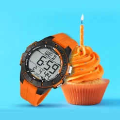 Calypso Herren Funktionsuhr orange-schwarz Uhren Kollektion UK5607/1