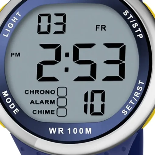Calypso Herren Jugend Armbanduhr Sport K5785/3 Digital Kunststoff blau UK5785/3