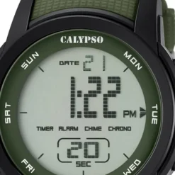 Calypso Herren-Armbanduhr Digital for Man digital Quarz PU grün UK5698/4