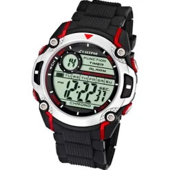 Calypso Herrenchrono schwarz-rot Digital Uhren Kollektion UK5577/4