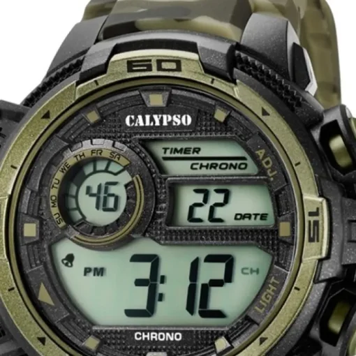 Calypso Herrenuhr Digital for Man K5723/6 Quarzuhr schwarz braun UK5723/6