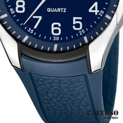 Calypso Herrenuhr Kautschuk dunkelblau Calypso Analogico Armbanduhr UK5843/2