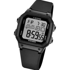 Calypso Herrenuhr Kunststoff blau Calypso Digital Armbanduhr UK5812/2