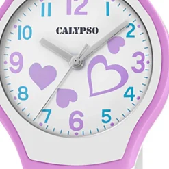 Calypso Jugend Armbanduhr Junior K5806/1 Analog Kunststoff weiß UK5806/1