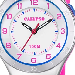 Calypso Jugend Armbanduhr Junior K5800/2 Analog Kunststoff rosa UK5800/2