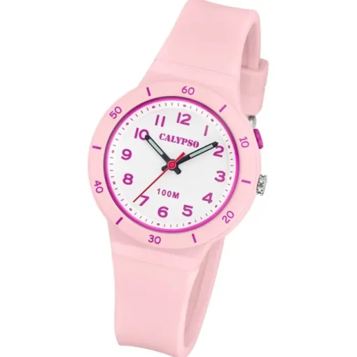 Calypso Jugend Kinderuhr Kautschuk rosa Calypso Sweet Time Armbanduhr UK5848/1