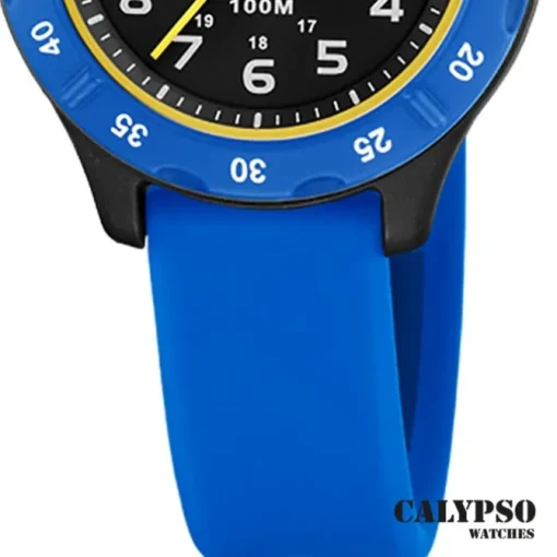 Calypso Jugend Kinderuhr Kautschuk blau Calypso Junior Armbanduhr UK5847/3