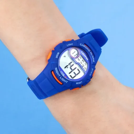Calypso Jugend Kinderuhr Kautschuk blau Calypso Junior Armbanduhr UK5852/3