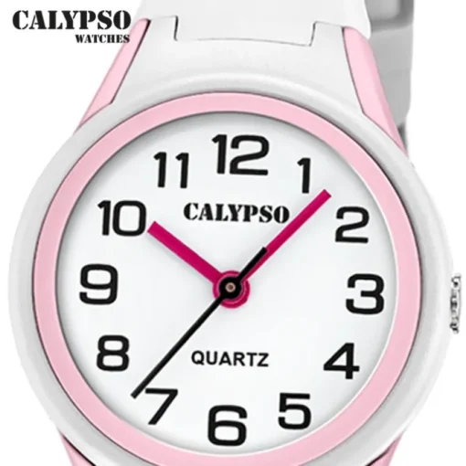 Calypso Jugenduhr Kautschuk weiß Calypso Junior Armbanduhr UK5834/1