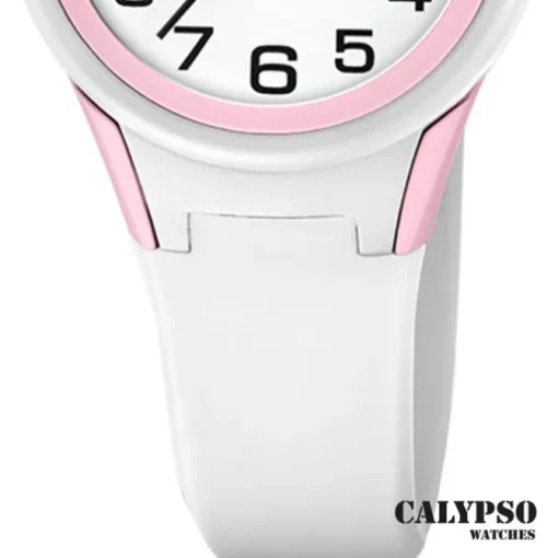 Calypso Jugenduhr Kautschuk weiß Calypso Junior Armbanduhr UK5834/1