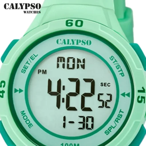 Calypso Jugenduhr Kunststoff mintgrün Calypso Junior Armbanduhr UK5830/1