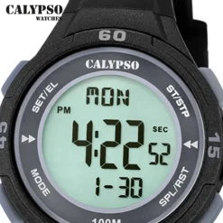 Calypso Jugenduhr Kunststoff schwarz Calypso Junior Armbanduhr UK5830/6