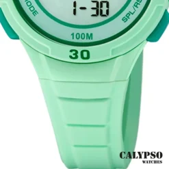 Calypso Jugenduhr Kunststoff mintgrün Calypso Junior Armbanduhr UK5830/1