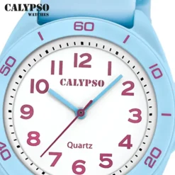 Calypso Jugenduhr Silikon hellblau Calypso Junior Armbanduhr UK5833/4