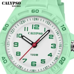 Calypso Jugenduhr Silikon mintgrün Calypso Junior Armbanduhr UK5832/1
