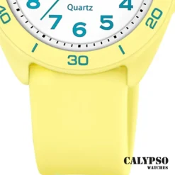 Calypso Jugenduhr Silikon hellgelb Calypso Junior Armbanduhr UK5833/1