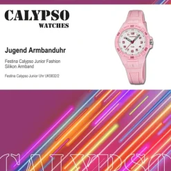 Calypso Jugenduhr Silikon rosa Calypso Junior Armbanduhr UK5832/2