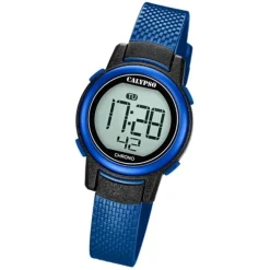 Calypso Kinder Armbanduhr Digital Crush K5736/6 Quarz-Uhr PU blau UK5736/6