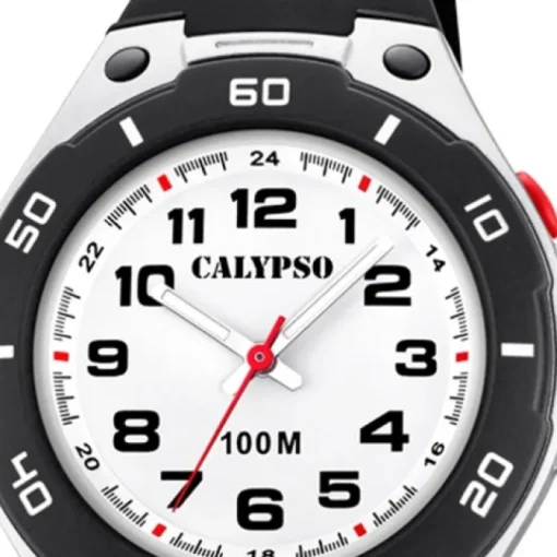 Calypso Kinder Armbanduhr Sweet Time K5758/6 Quarz-Uhr PU schwarz UK5758/6