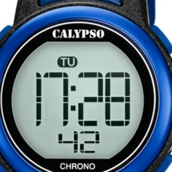 Calypso Kinder Armbanduhr Digital Crush K5736/6 Quarz-Uhr PU blau UK5736/6