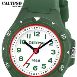 Calypso Kinder Jugenduhr Kautschuk grün Calypso Junior Armbanduhr UK5846/4
