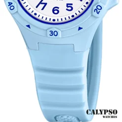 Calypso Kinder Jugenduhr Kautschuk hellblau Calypso Junior Armbanduhr UK5846/2