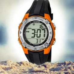 CALYPSO Kinder-Armbanduhr Fashion Funktionsuhr Quarz-Uhr PU schwarz UK5685/7