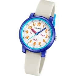 Calypso Kinderuhr Kunststoff Silikon weiß Calypso Junior Armbanduhr UK5827/1