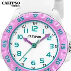 Calypso Kinderuhr Kunststoff weiß Calypso Junior Armbanduhr UK5829/1