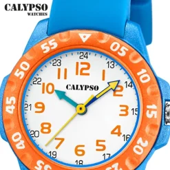 Calypso Kinderuhr Kunststoff blau Calypso Junior Armbanduhr UK5829/4
