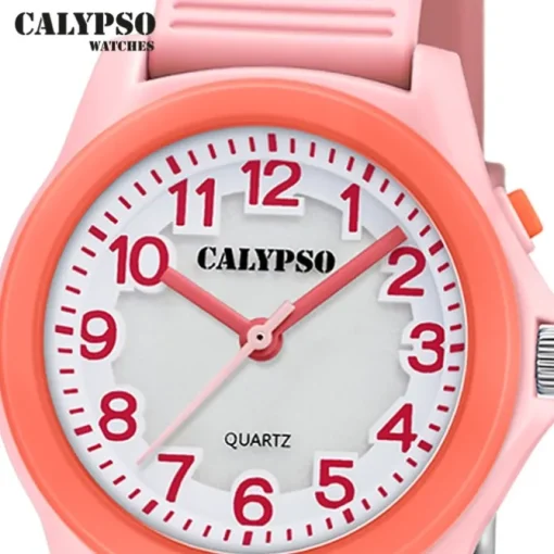 Calypso Kinderuhr Kunststoff rosa Calypso Junior Armbanduhr UK5823/1