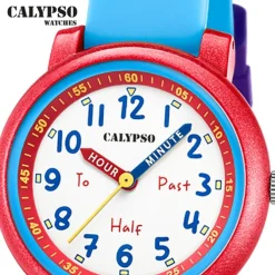Calypso Kinderuhr Kunststoff Silikon blau Calypso Junior Armbanduhr UK5827/4