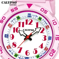 Calypso Kinderuhr Kunststoff PUR rosa Calypso Junior Armbanduhr UK5828/1