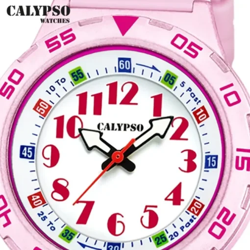 Calypso Kinderuhr Kunststoff PUR rosa Calypso Junior Armbanduhr UK5828/1