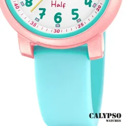 Calypso Kinderuhr Kunststoff Silikon hellblau Calypso Junior Armbanduhr UK5827/3