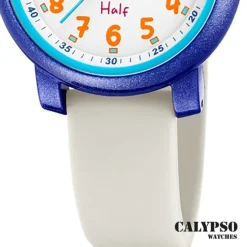 Calypso Kinderuhr Kunststoff Silikon weiß Calypso Junior Armbanduhr UK5827/1