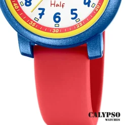 Calypso Kinderuhr Kunststoff Silikon rot Calypso Junior Armbanduhr UK5827/5