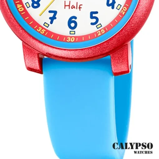 Calypso Kinderuhr Kunststoff Silikon blau Calypso Junior Armbanduhr UK5827/4