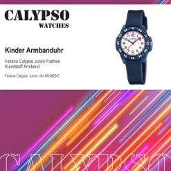 Calypso Kinderuhr Kunststoff dunkelblau Calypso Junior Armbanduhr UK5829/5